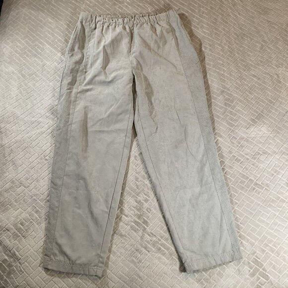 Perry Ellis Other - Perry Ellis America Mens XL Activewear Pants Gray Faux Suede Breathable Straight